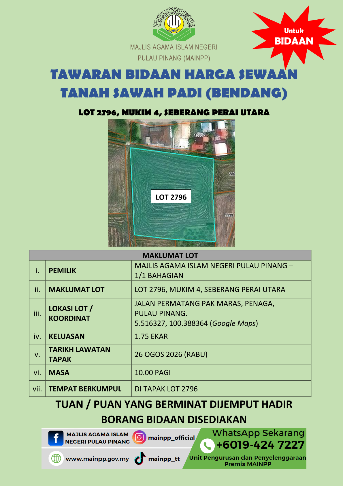 3. Iklan Jln Pmtg Pak Maras Lot 2796 mk4 SPU